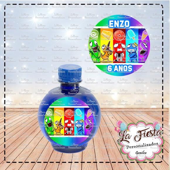 Rotulo Agua Redonda Rainbow Friends