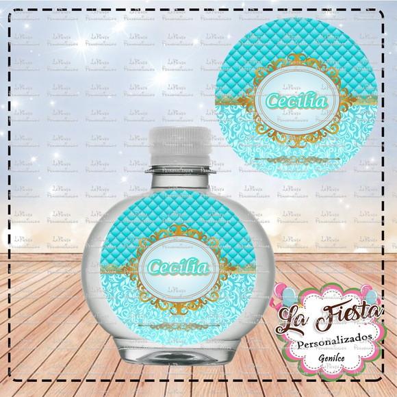 Rotulo Agua Redonda Tiffany