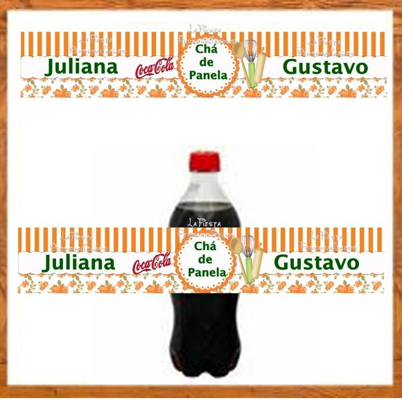 Rótulo Coca Cola Chá de Panela / Cozinha