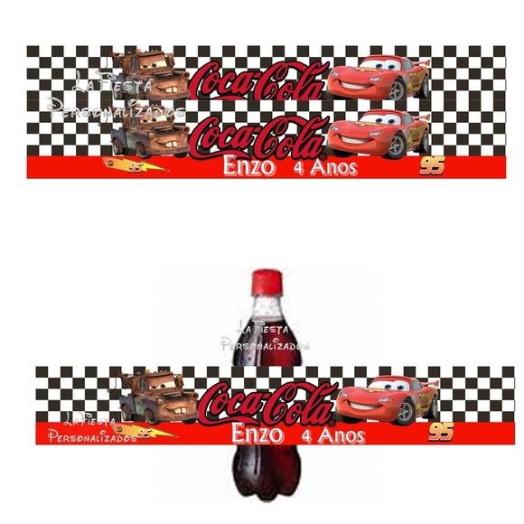 Rótulo Coca Cola Carros