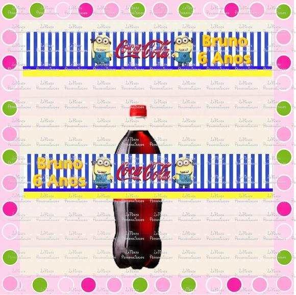 Rótulo Coca Cola Minions