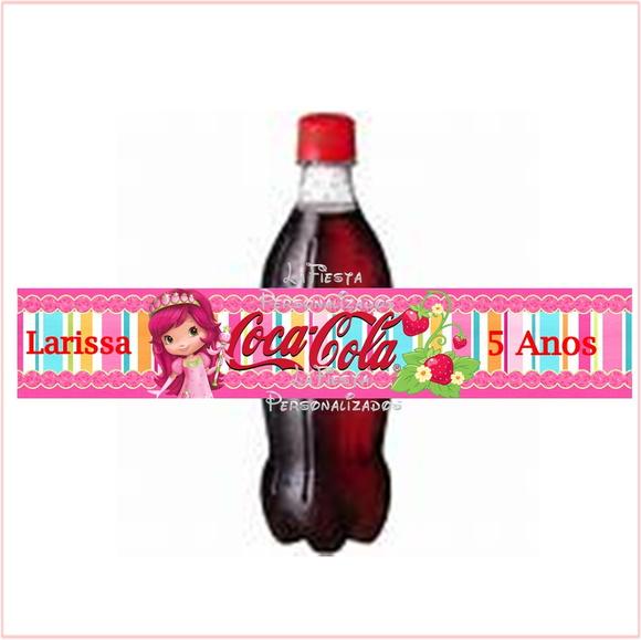 Rótulo Coca Cola Moranguinho Princesa