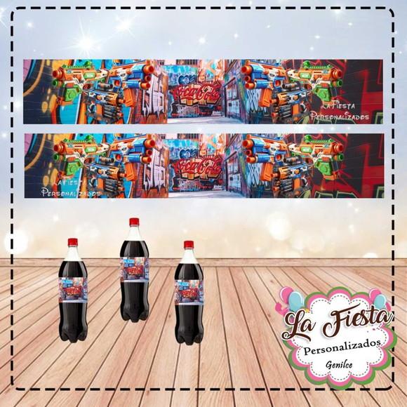 Rótulo Coca Cola Nerf