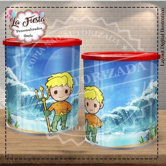 Rotulo Cofrinho Aquaman