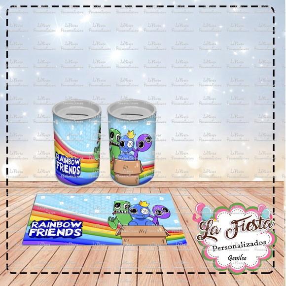 Rotulo Cofrinho Rainbow Friends