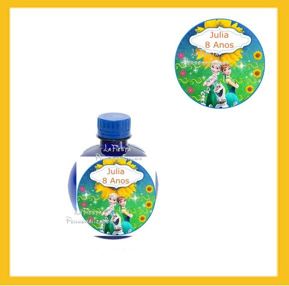 Rotulo para Agua Frozen
