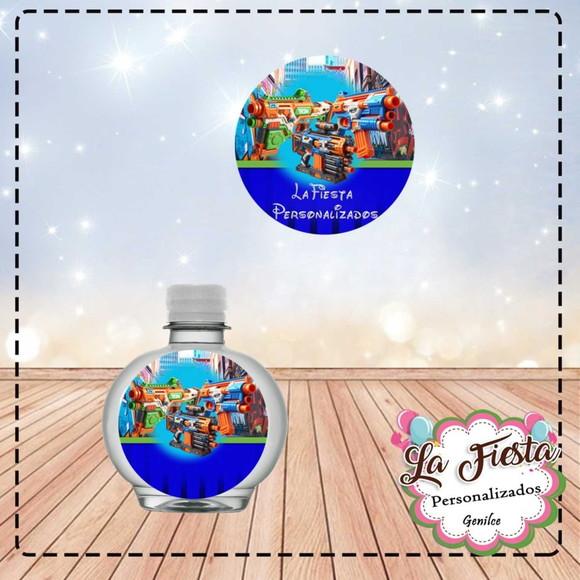 Rotulo para Agua Redonda Nerf