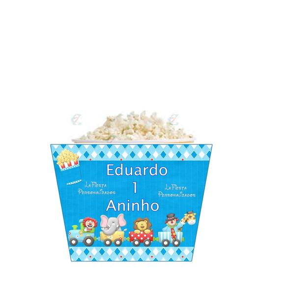 Rotulo Para Balde Pipoca Circo 1,5 l