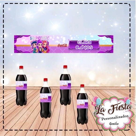Rótulo para Coca Cola Guerreiras do Kpop