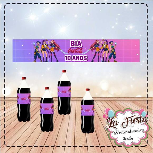 Rótulo para Coca Cola Guerreiras do Kpop
