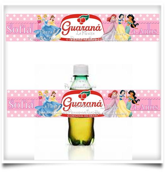 Rótulo Para Guaraná As Princesas