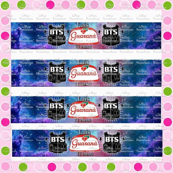 Rótulo para Guaraná Banda BTS