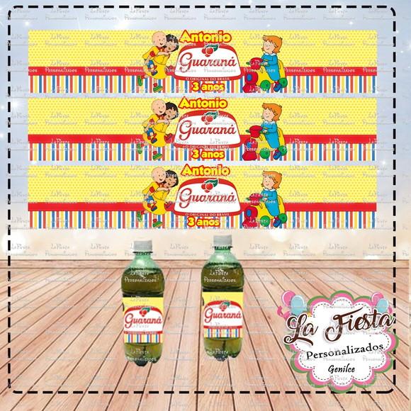 Rótulo para Guaraná Caillou