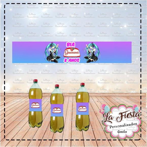 Rótulo para Guaraná Hatsune Miku