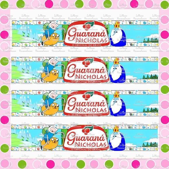 Rótulo Para Guaraná Hora de Aventura