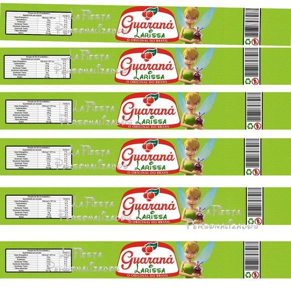 Rótulo para Guaraná Sininho