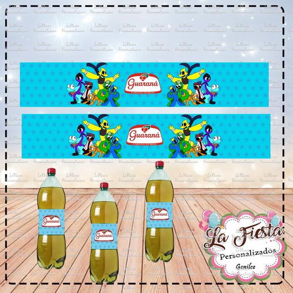 Rótulo para Guaraná Rainbow Friends