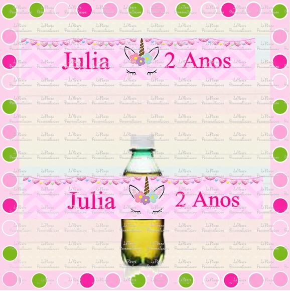 Rótulo Para Guaraná Unicórnio