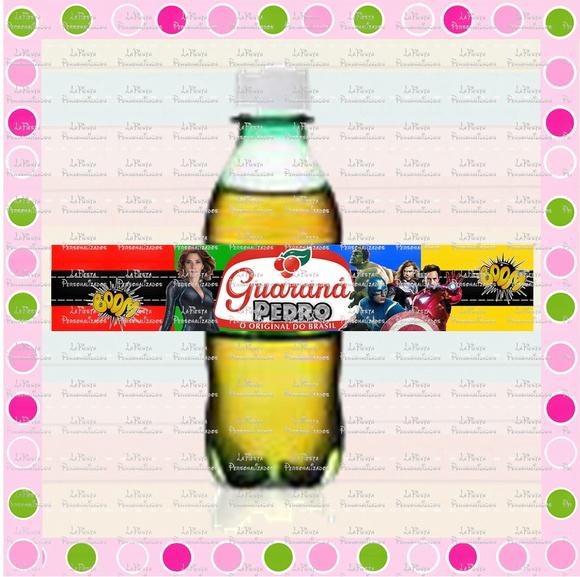 Rótulo Para Guaraná Vingadores