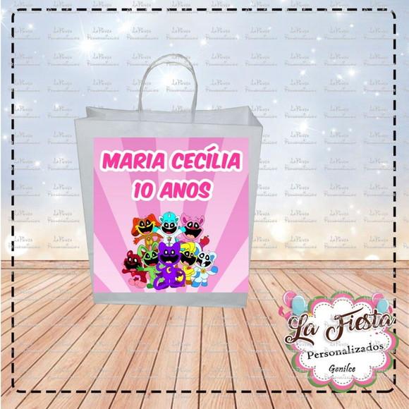 Rótulo para Sacolinha Adesiva Catnap Poppy Playtime
