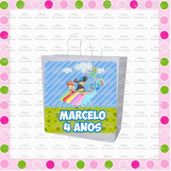 Rótulo para sacolinha adesiva Meu Amigãozão