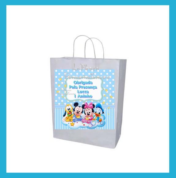 Rótulo Sacolinha Adesiva Baby Disney