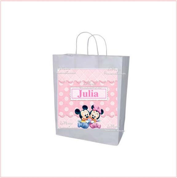 Rótulo Sacolinha Adesiva Baby Disney