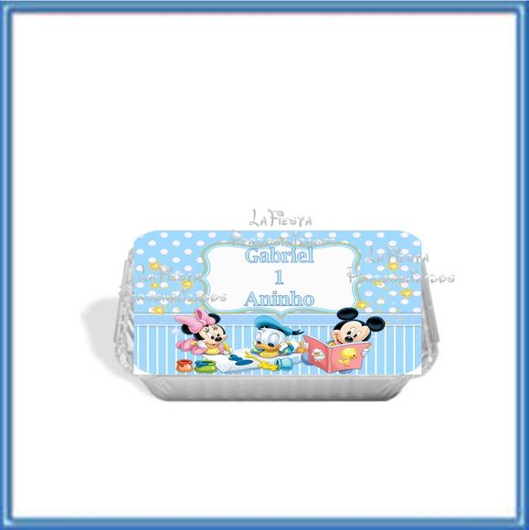 Tampa Marmita 250 ml Baby Disney Menino