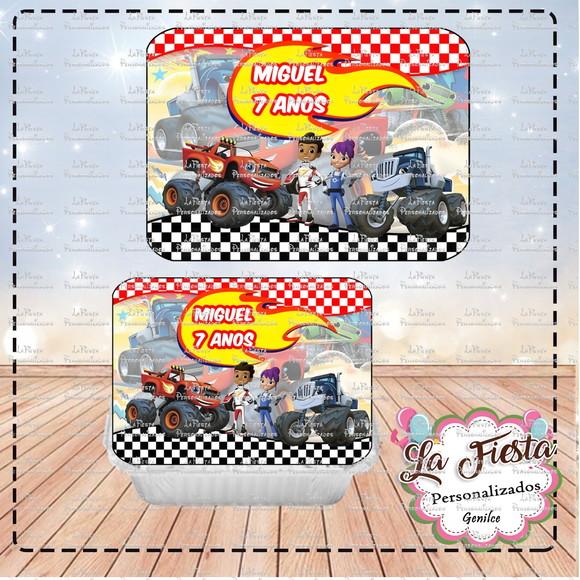 Tampa Marmita 250 ml Blaze e as Monster Machines