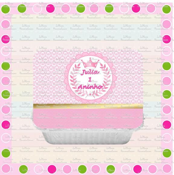Tampa Marmita 250 Ml Coroa Princesa