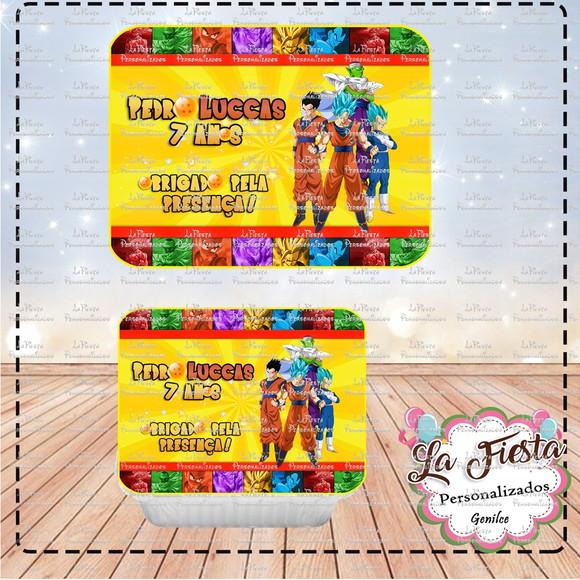 Tampa Marmita 250 Ml Dragon Ball