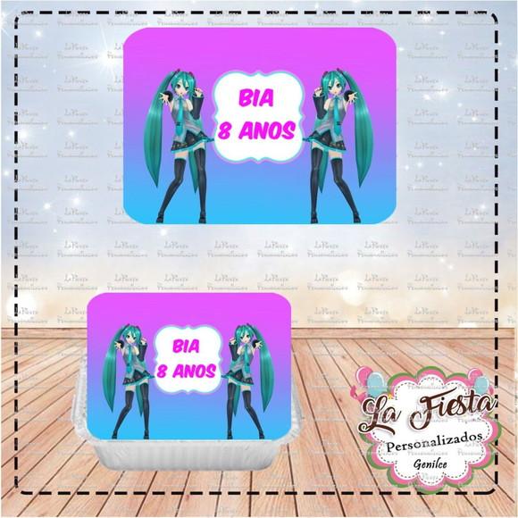 Tampa Marmita 250 ml Hatsune Miku
