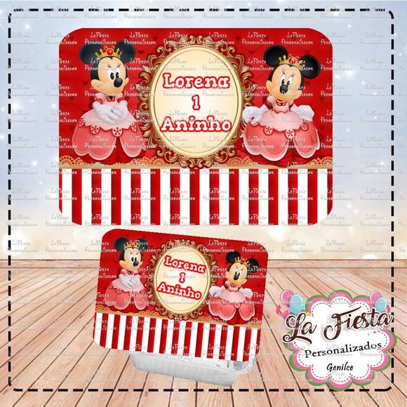 Tampa Marmita 250 Ml Minnie Realeza