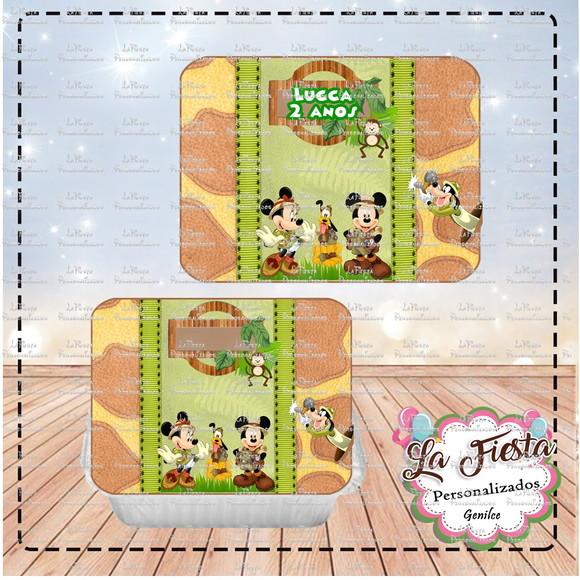Tampa Marmita 250 ml Mickey Safari