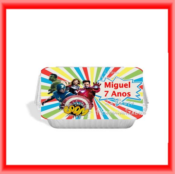Tampa Marmita 250 Ml Os Vingadores