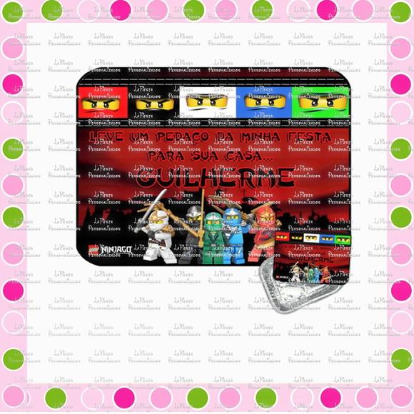 Tampa Marmita 250 Ml Ninjago