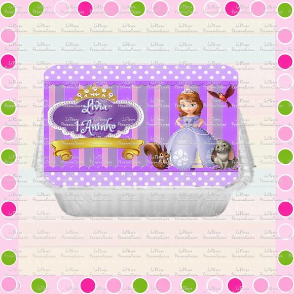 Tampa Marmita 250 Ml Princesa Sofia