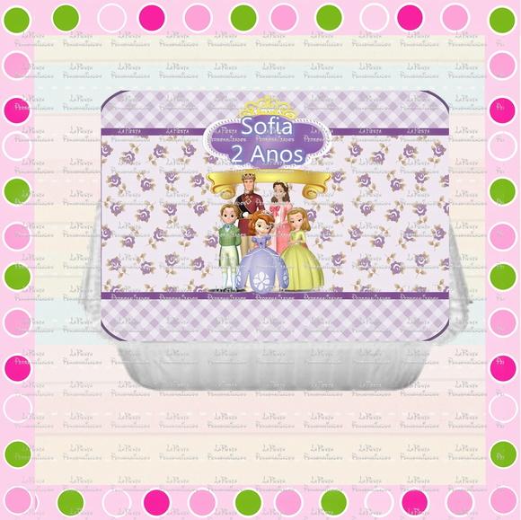 Tampa Marmita 250 Ml Princesa Sofia