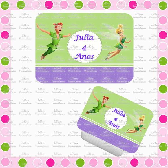 Tampa Marmita 250 Ml Sininho Tinker Bell