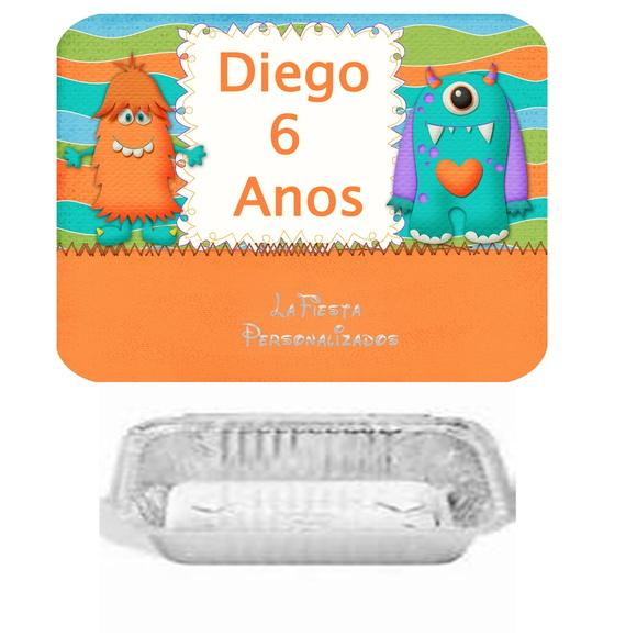 Tampa Marmita 500 Ml Monstrinhos