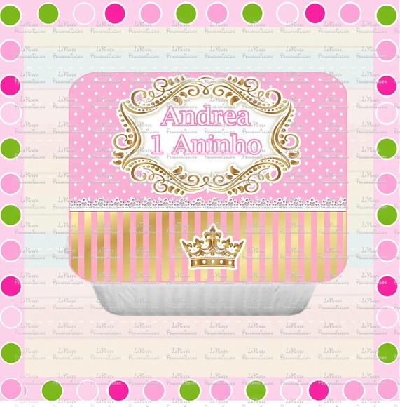 Tampa Marmita 500 Ml Princesa Coroa