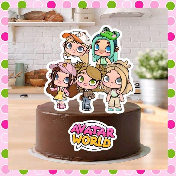Topo de Bolo Avatar World