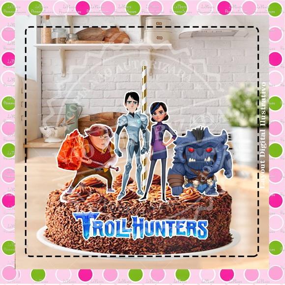 Topo De Bolo Caçadores De Trolls: Contos De Arcadia