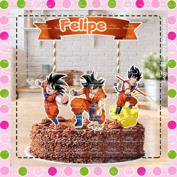 Topo de Bolo Dragon Ball