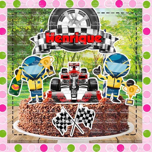 Topo de Bolo Formula 1