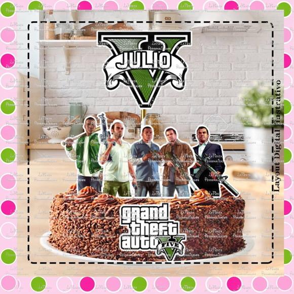 Topo de Bolo GTA