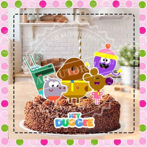 Topo de Bolo Hey Duggee