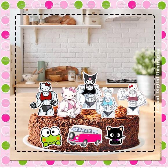 Topo de Bolo Hello Kitty Maromba
