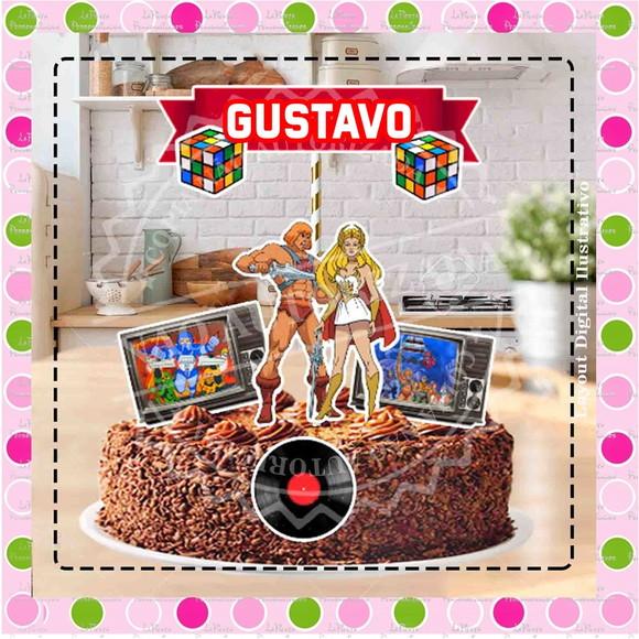 Topo de Bolo He-man