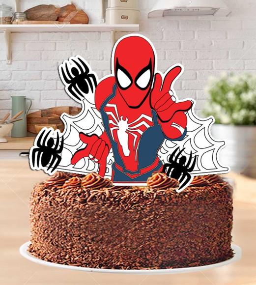 Topo de Bolo Homem Aranha